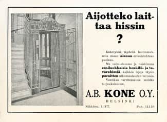 1918 - KONE ad