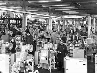 1975 - Assembly line Hyvinkaa factory