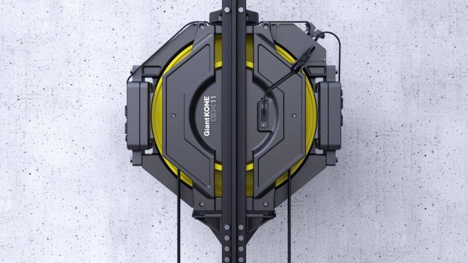 Efficiency of energy and materials is a key consideration in the design of the GX Series, GiantKONE’s latest line of gearless elevator motors.